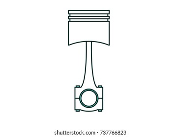 piston icon car repair 