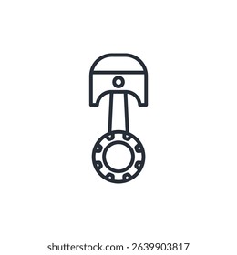 piston icon collection .design style with background