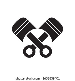 piston icon design template. Trendy style, vector eps 10