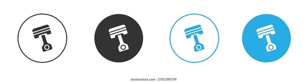Piston icon. Graphic icon design template