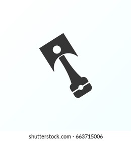 Piston  icon illustration isolated vector sign symbol