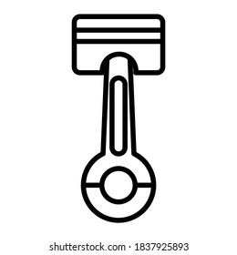 piston icon . piston illustration for website. Perfect use for web, pattern, design, icon, ui, ux, etc.