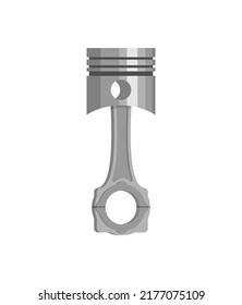 Piston icon isolated. Piston Sign. Vector illustration