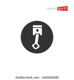 Piston Icon Logo Design Vector