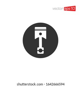 Piston Icon Logo Design Vector
