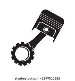 Piston icon logo vector illustration design template