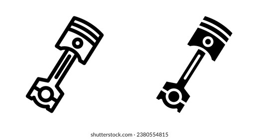 Piston Icon, for mobile concept and web design. vector illustration