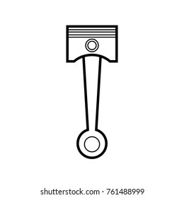 piston icon outline