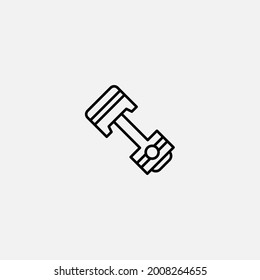 Piston icon sign vector,Symbol, logo illustration for web and mobile
