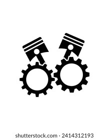 piston icon, vector best flat icon.