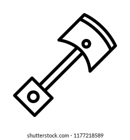 Piston icon vector. EPS 10.