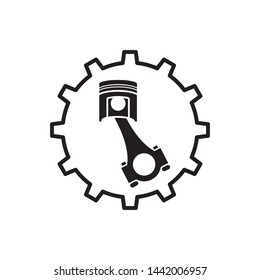 piston icon vector illustration - vector