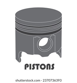 Piston icon vector illustration design