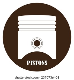 Piston icon vector illustration design