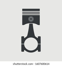 piston icon vector sign symbol for design