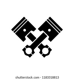 piston icon vector template