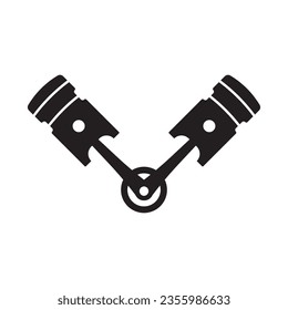 piston icon vector template illustration logo design