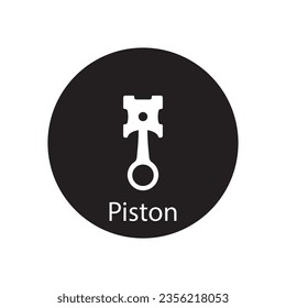 piston icon vector template illustration logo design