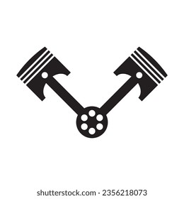 piston icon vector template illustration logo design