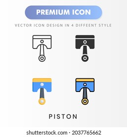 piston icon for your website design, logo, app, UI. Vector graphics illustration and editable stroke.