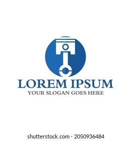 logotipo de pistón , vector del logotipo del automóvil
