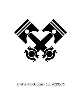 piston logo design inspiration vector illustration