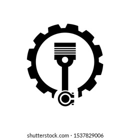 piston logo design inspiration vector illustration