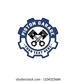 Piston Logo Design Template