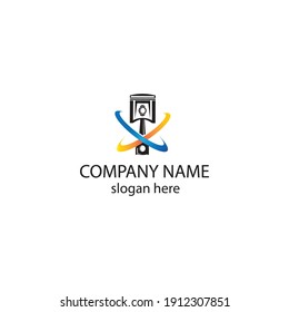 Pistolenlogo, Illustrationsplan, Vektordesign