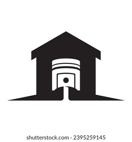 Piston logo images illustration design
