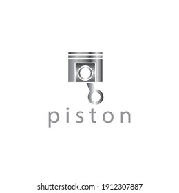 Piston logo vector icon illustration design clip art.