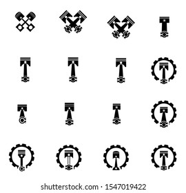 piston logo vector illustration eps 10