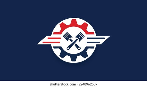 Piston, logotipo de criptodivisa PSTN en un fondo aislado con espacio de copia. Ilustración vectorial 3d de Piston, concepto de diseño de banner con icono de PSTN.