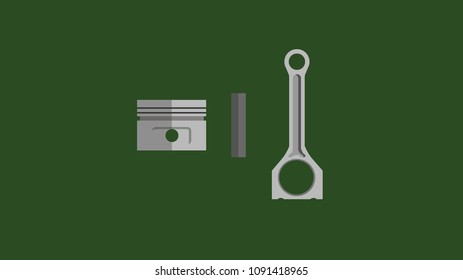 piston (repairs car)