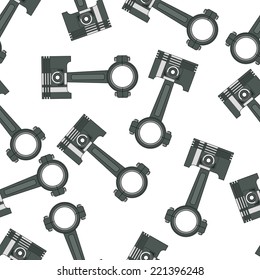 piston seamless vector pattern illustration clip art