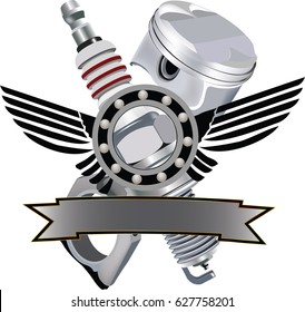 Piston and spindle motor identification stickers