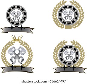 Piston and spindle motor identification stickers