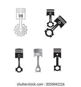piston Vector icon design illustration Template