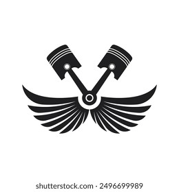 piston Vector icon design illustration Template