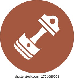 Ilustración de diseño de icono de Vector de pistón