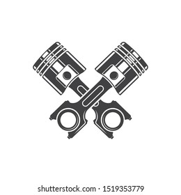 piston vector icon illustration design template