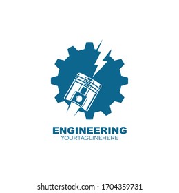 piston vector icon illustration design template