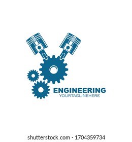 piston vector icon illustration design template