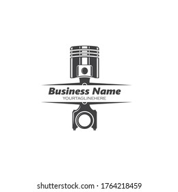 piston vector icon illustration design template