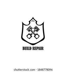 piston vector icon illustration design. Automotive parts, automobile detail and repairing car.
