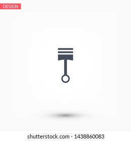 Piston Vector icon . Lorem Ipsum Illustration design