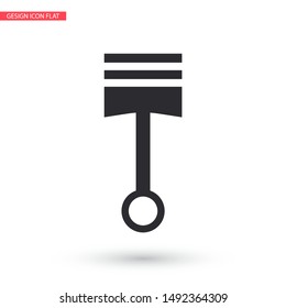 Piston Vector icon . Lorem Ipsum Illustration design