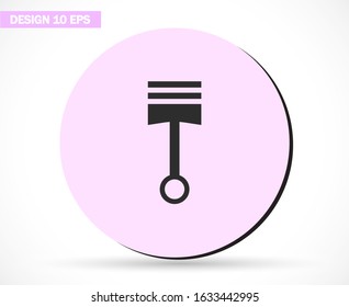 Piston Vector icon . Lorem Ipsum Illustration design