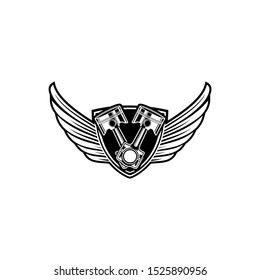 Piston vector illustration, very cool to use or print for you automotive lovers
