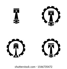 piston vector logo illustration eps 10